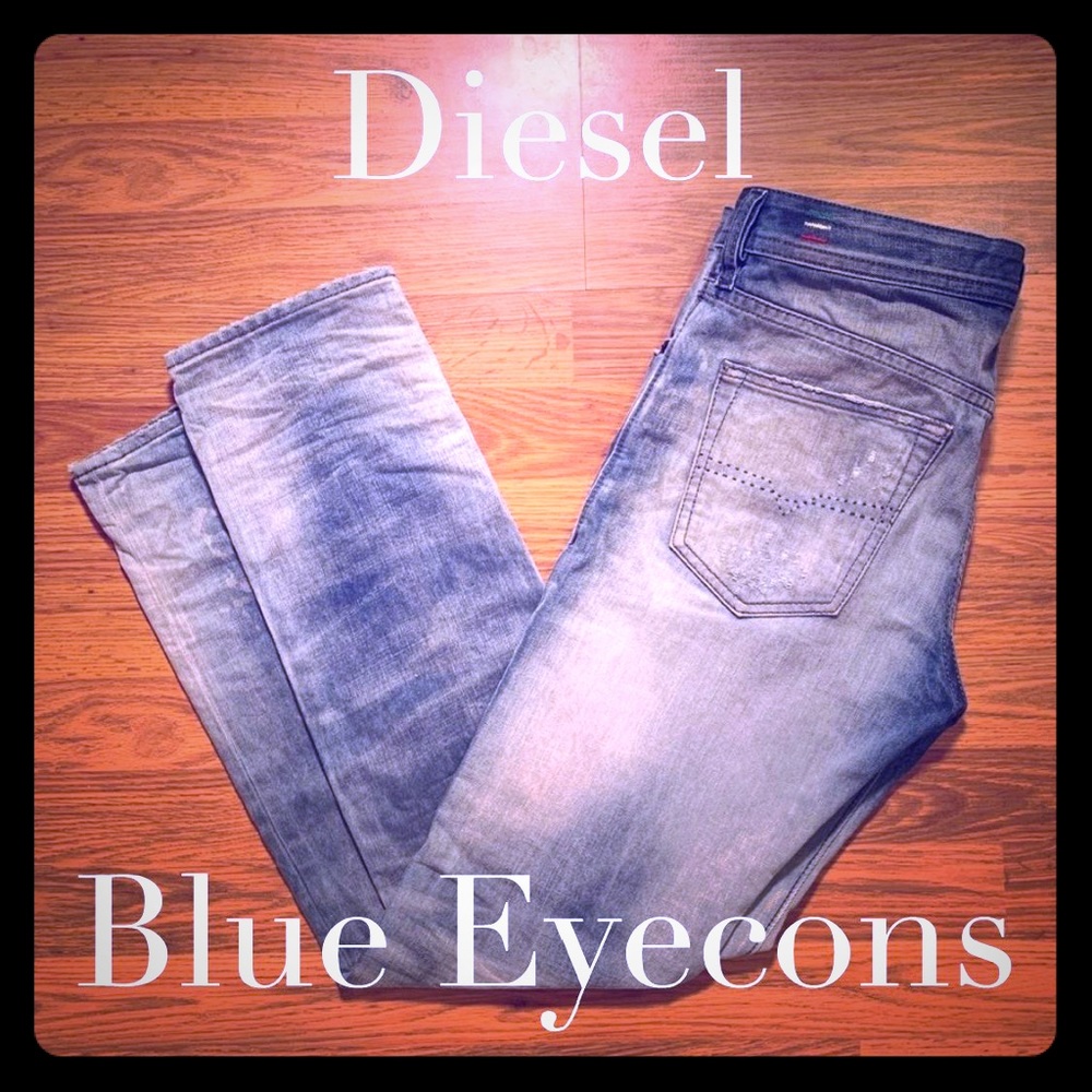 Diesel Men’s Buster Blue Eyecons ‘16 Edition Jeans